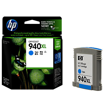HP Officejet 940XL Ink Cartridge Cyan HP Officejet 940XL Ink Cartridge Cyan